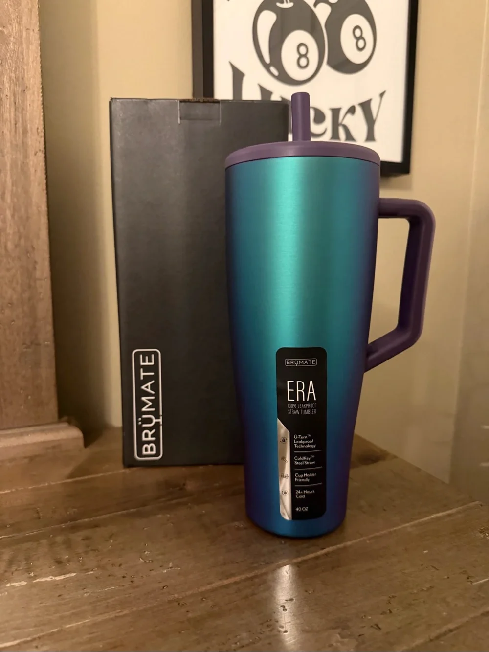 BNWT BrüMate Era 40oz Insulated Tumbler - Dark Aura